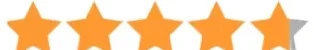 Customer star rating