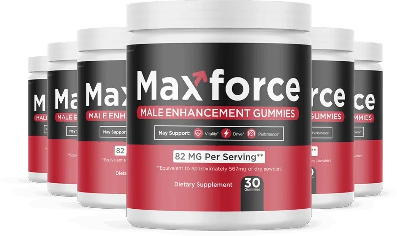 MaxForce jars lined up