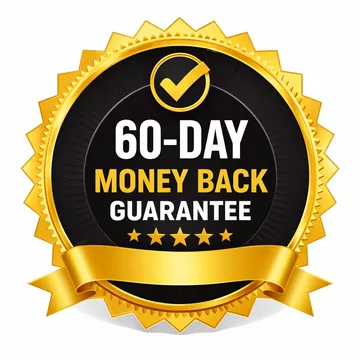 MaxForce 60-day money-back guarantee seal